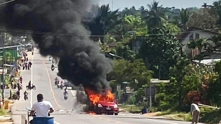 Bom Mobil di Pattani Lukai Perempuan Anggota Relawan Pertahanan